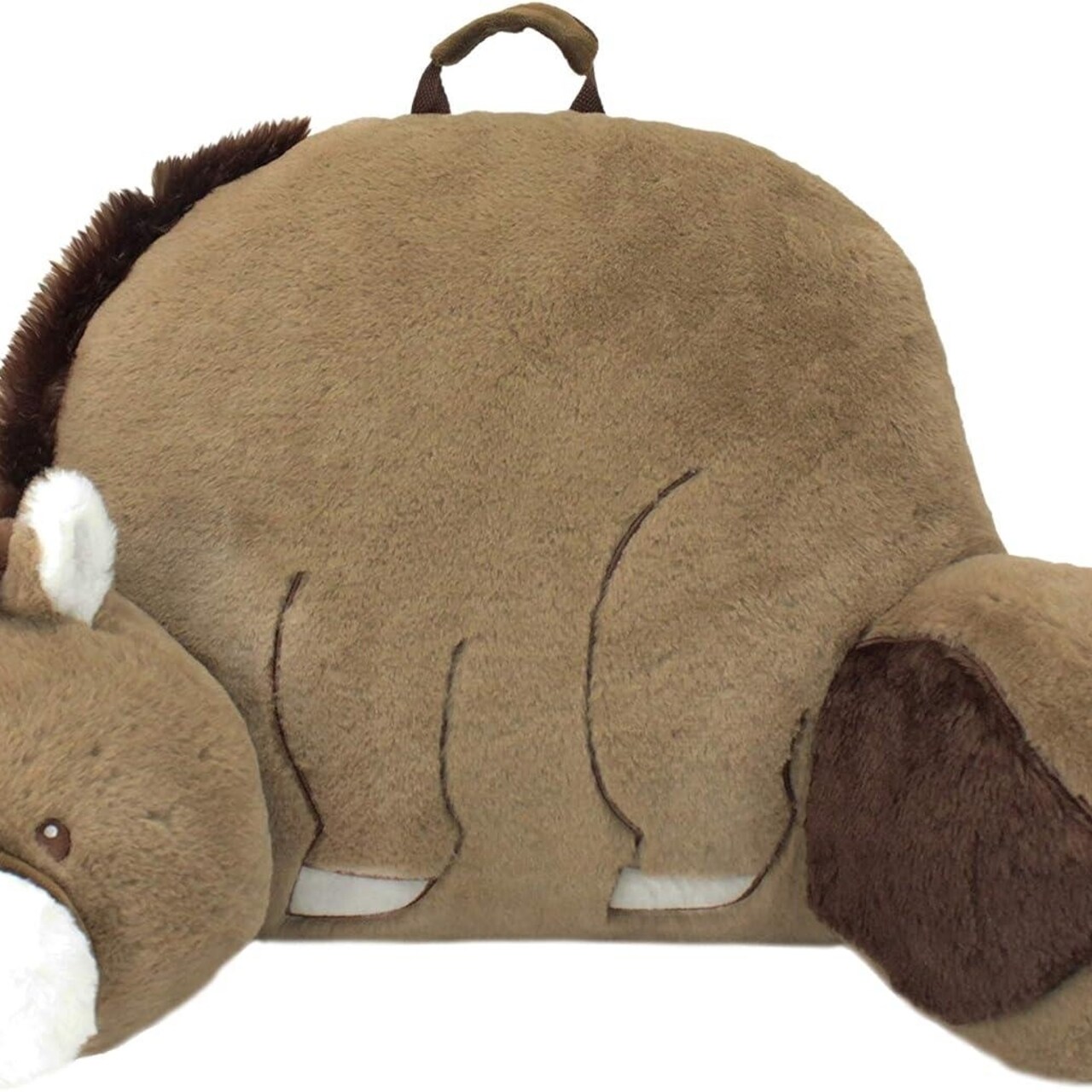 Horse Nesting Nook Backrest Giant Plush Kids Lounge Pillow Stuffed Animal